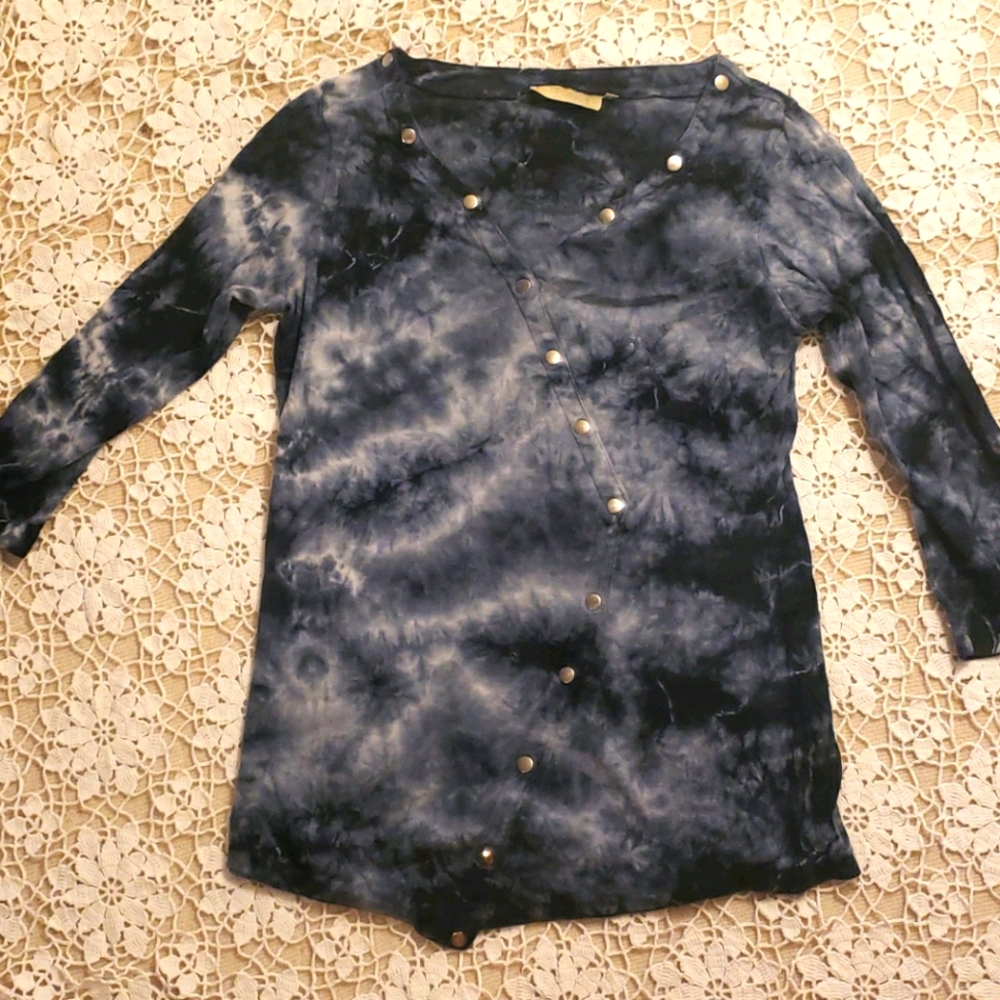 Impulse California Tie die studded top Small